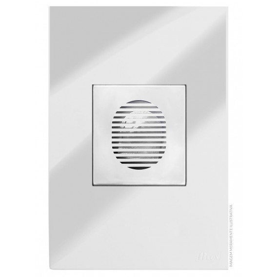 Conjunto Cigarra para Campainha 4x2 - RECTA ESPELHADA GLOSS